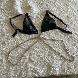 Dolls Kill DARK SUBCONSCIOUS BRA TOP WIDOW